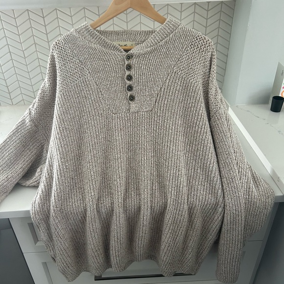 Eddie Bauer Sweater, men’s XL 100% cotton - Picture 7 of 7
